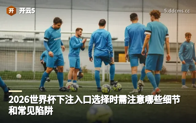 2026世界杯下注入口选择时需注意哪些细节和常见陷阱